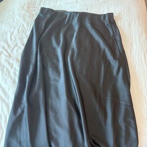 Banana Republic Black Satin Skirt